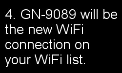 fourth instruction screen for connecting to your wifi
