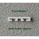 Dual Track Spacer Guide for Drapery and Curtains